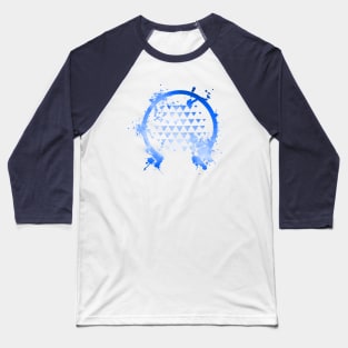 Spaceship Earth Abstract Baseball T-Shirt